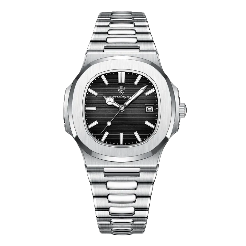 POEDAGAR LUXURY WATCH BLACK DAIL