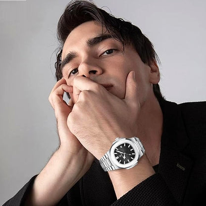 POEDAGAR LUXURY WATCH BLACK DAIL